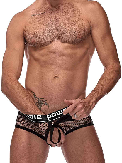 Cock Pit Net Mini Cock Ring Short - Small - Black
