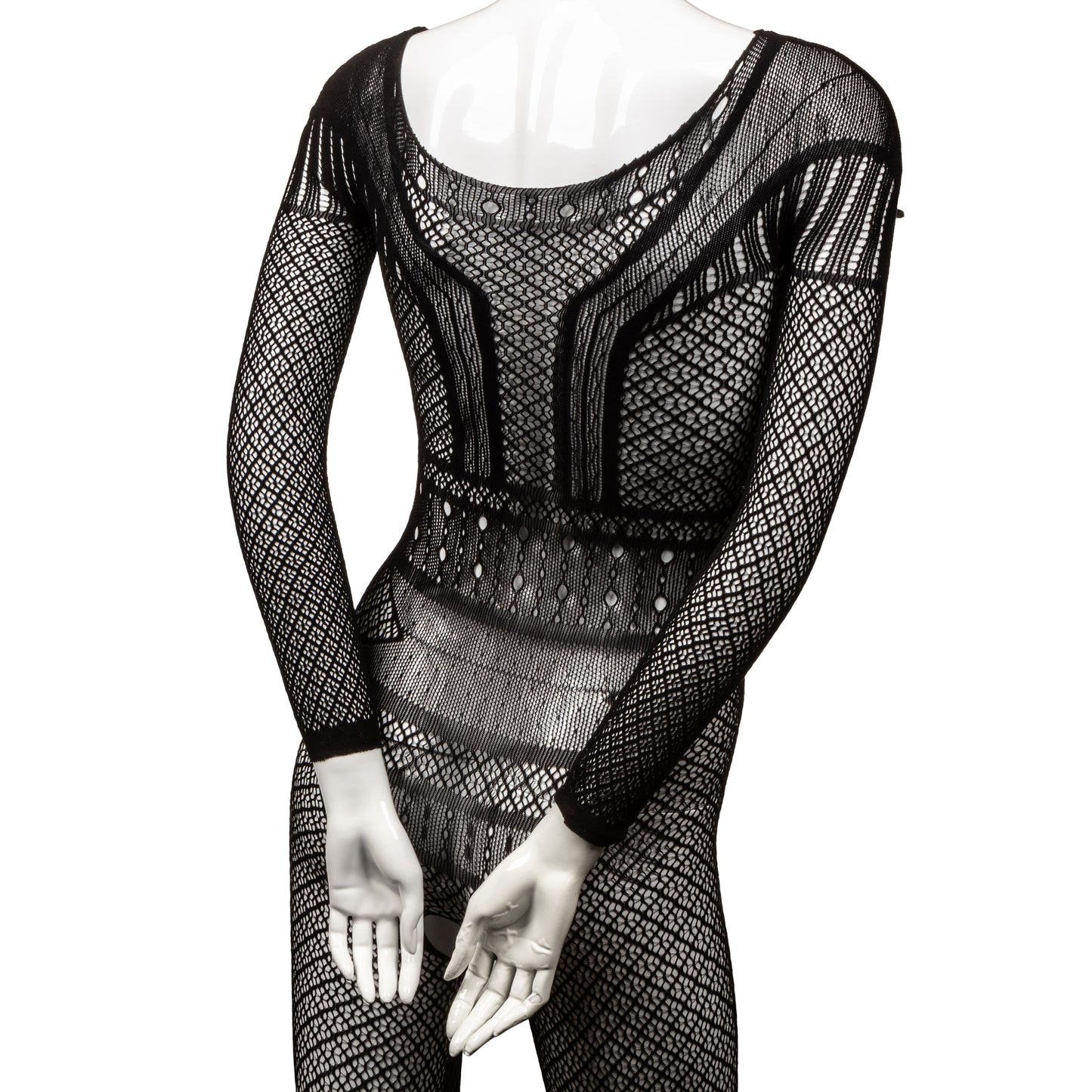 Scandal Plus Size Full Length Lace Body Suit - Plus Size - Black