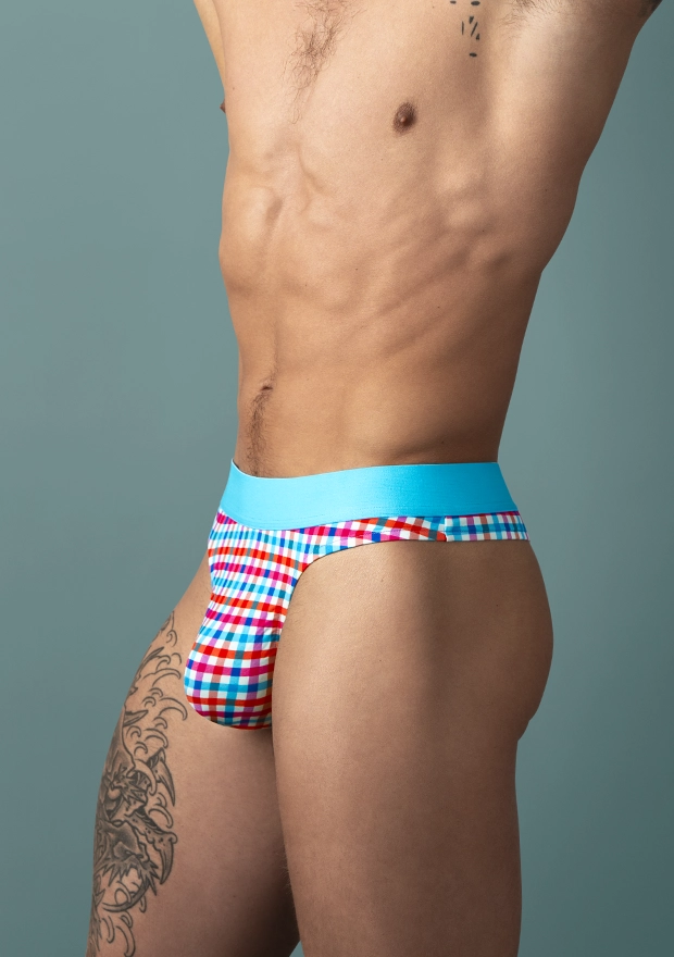 "Soo Cumfy Gingham Thong Gingha Small Medium MP-412306GIS"