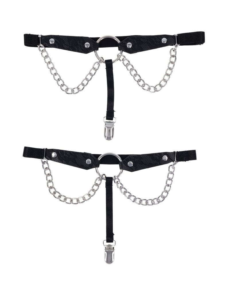 "Chain Lace Garters SS10110"