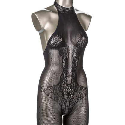 "Scandal Plus Size Halter Lace Body Suit SE2712983"