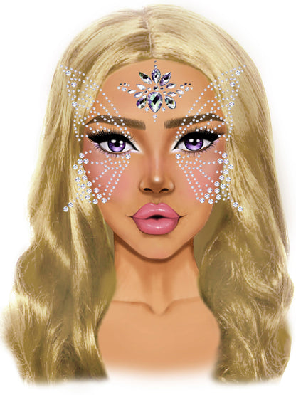 "Fairy Adhesive Face Jewels Sticker LA-EYE041"