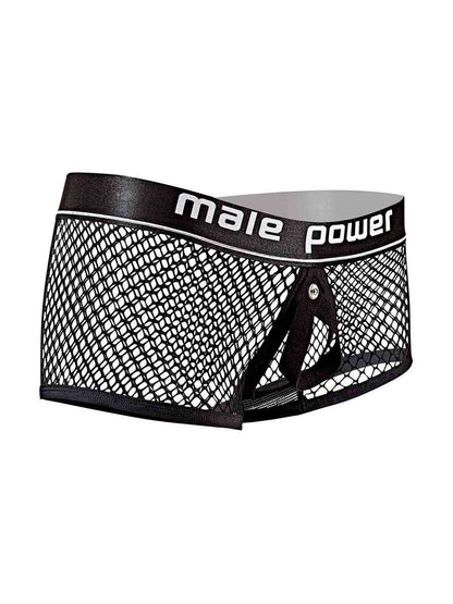 Cock Pit Net Mini Cock Ring Short - Medium Black