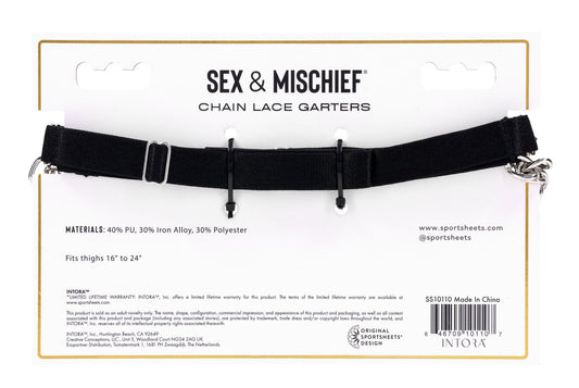 Chain Lace Garters