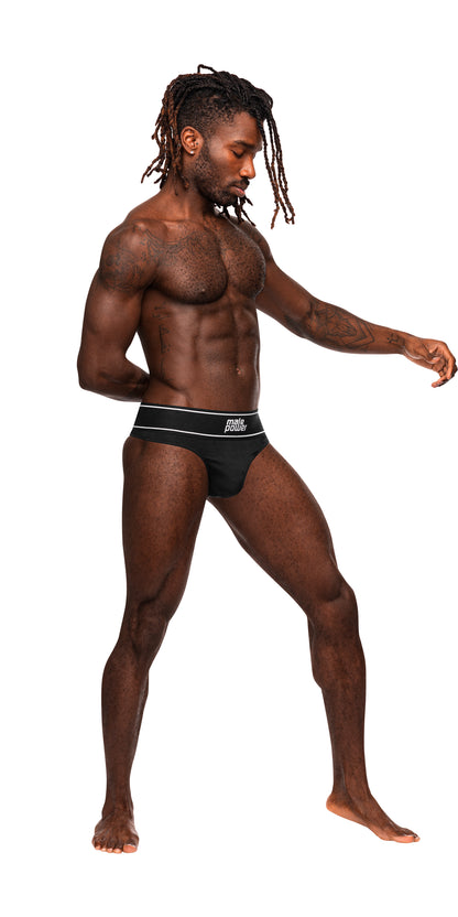 Modal Rib Bong Thong - Small - Black