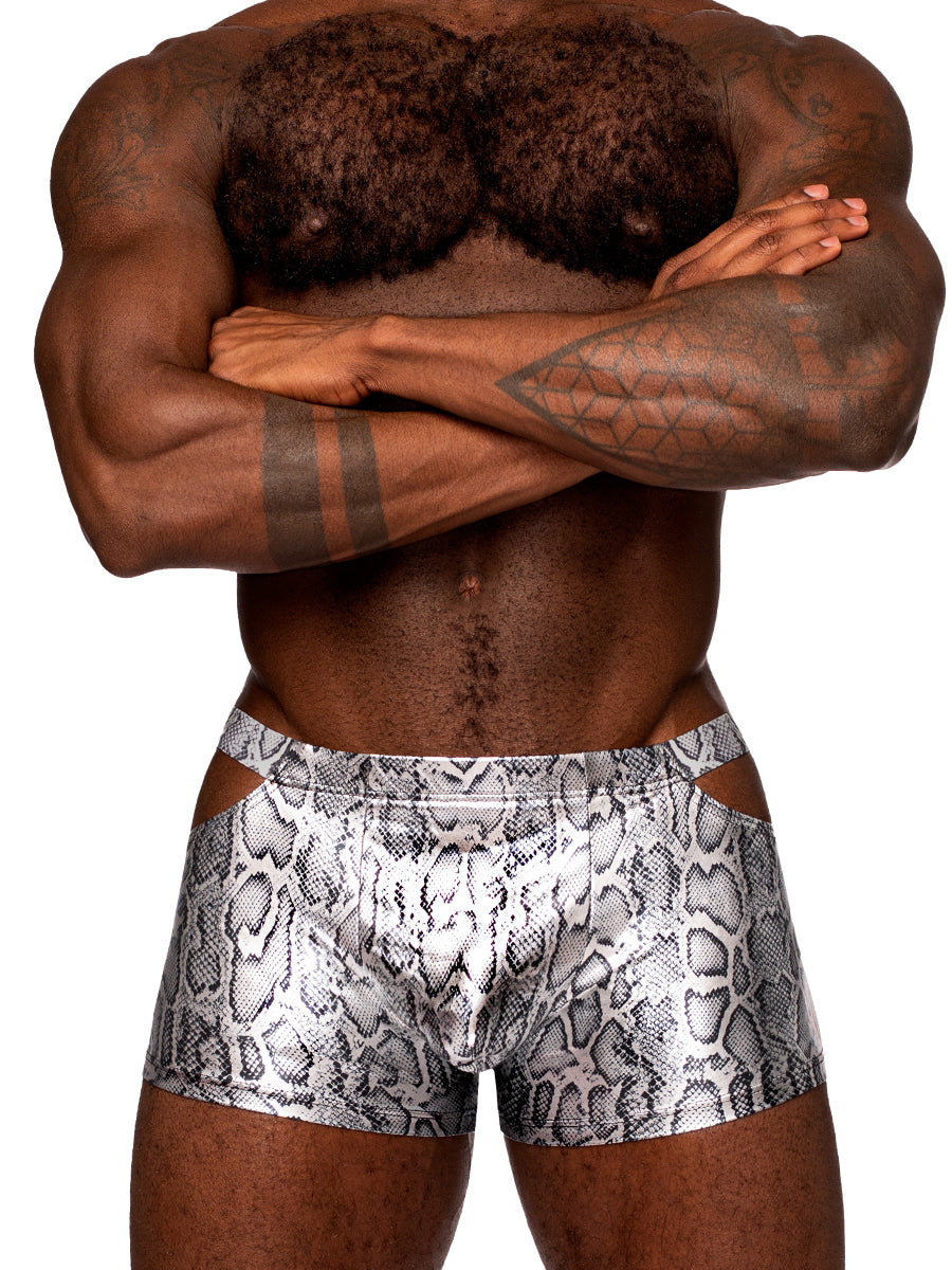 "s'naked Pouch Short - Medium - Silver/black MP-153282SKMD"