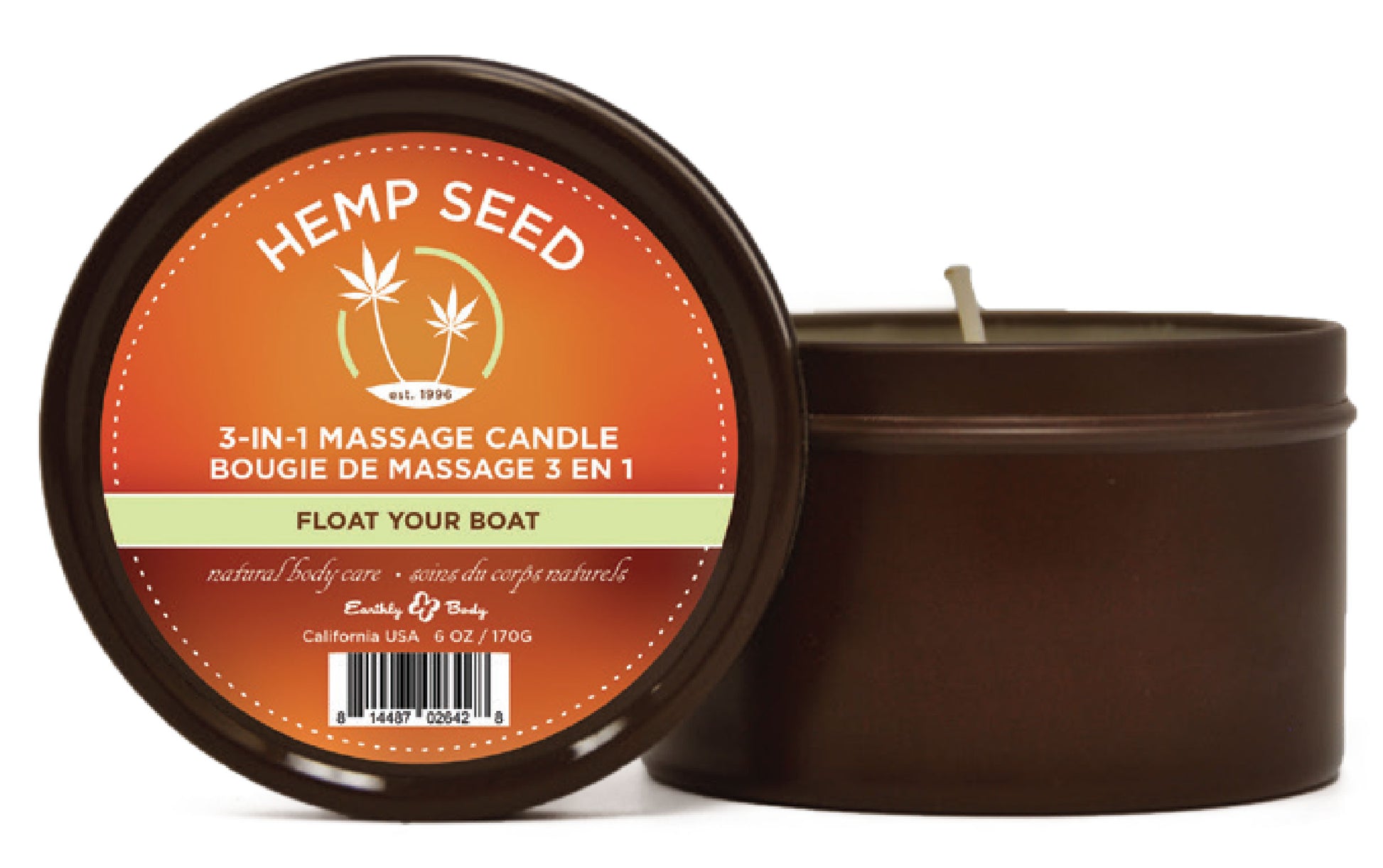 "3-in-1 Massage Candle - 6 Oz. - Float Your Boat EB-HSCS022B"