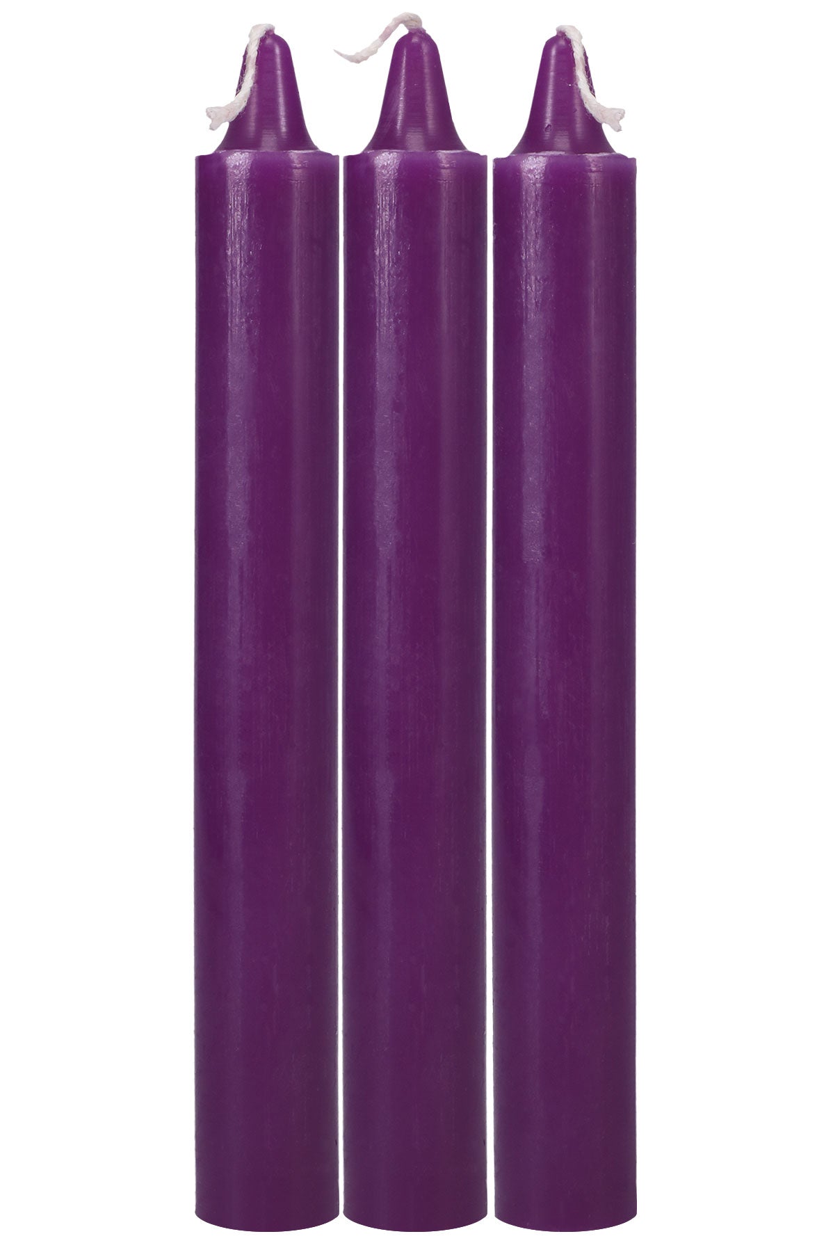 Japanese Drip Candles - 3 Pack - Purple