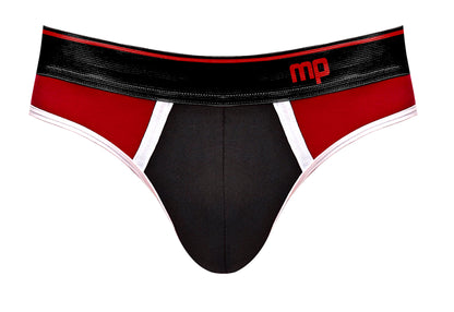 "Retro Sport Panel Jock - S/ M - Black/ Red MP-395265BRSM"