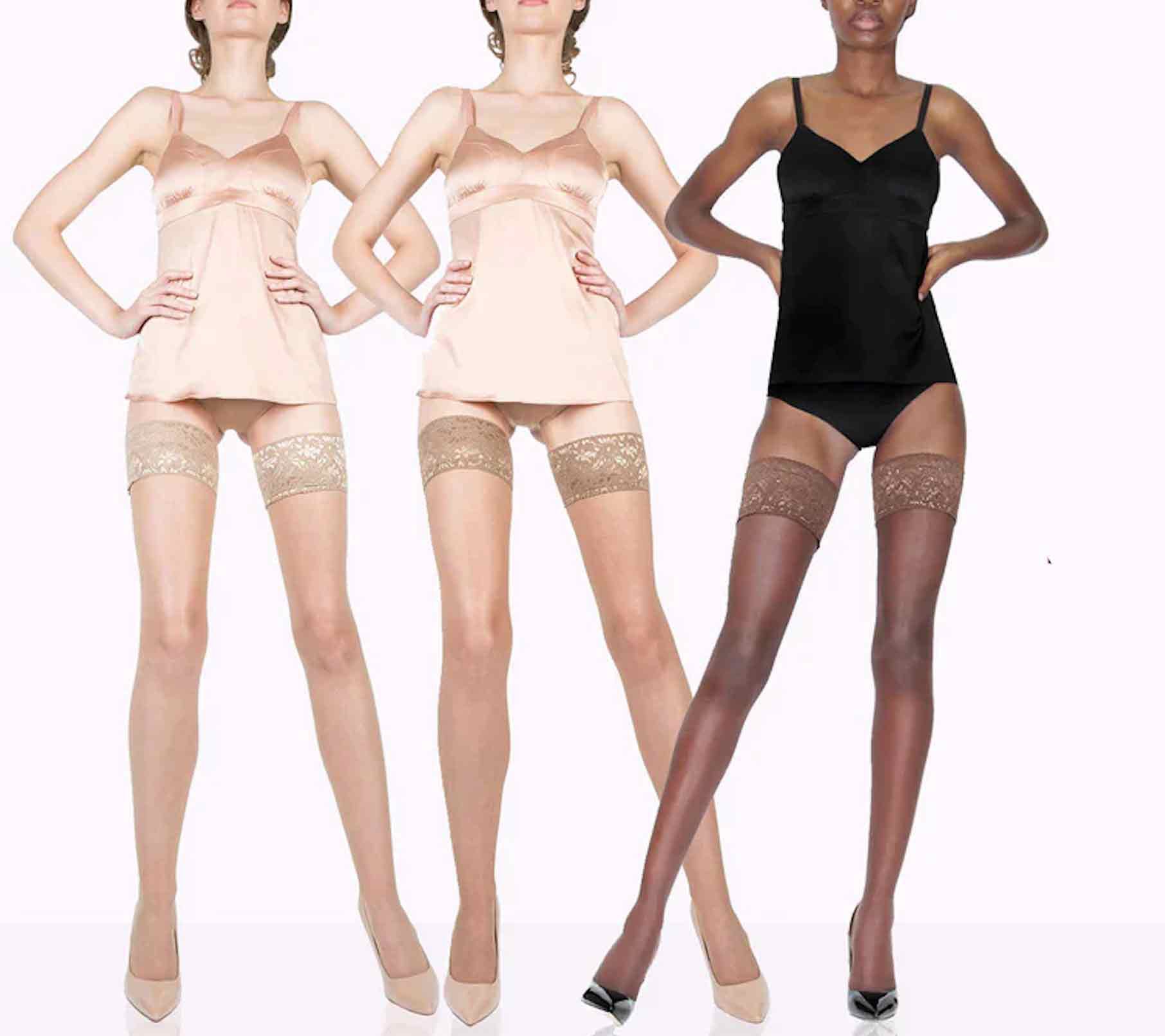 women stocking on los angeles lingerie