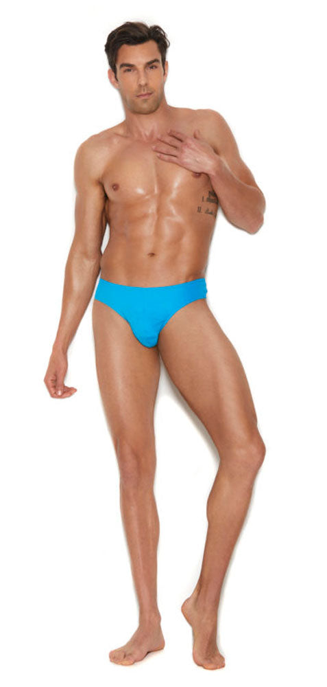 "Men's Thong Back Brief - Small/medium - Turquoise EM-82207TURSM"